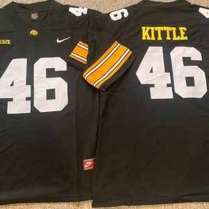 Nike IOWA HAWKEYES GEORGE KITTLE Men's JERSEY Sz M,L,XL,2XL,3XL NWT 49ERS